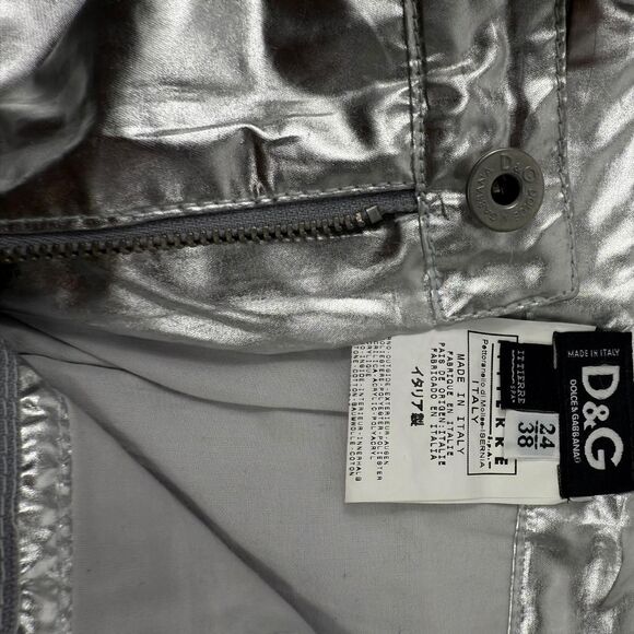 dg metallic silver mini skirt - Picture 5 of 6